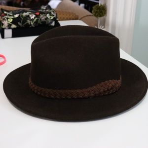 Brown Wool Hat